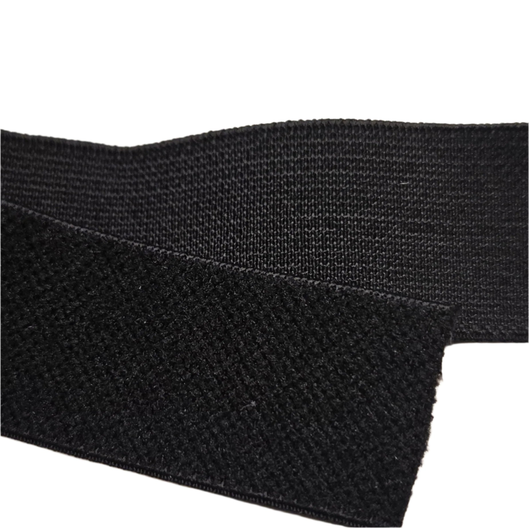Plush strap elastic 3/4’’ (20mm) Black - per meter - Elastic