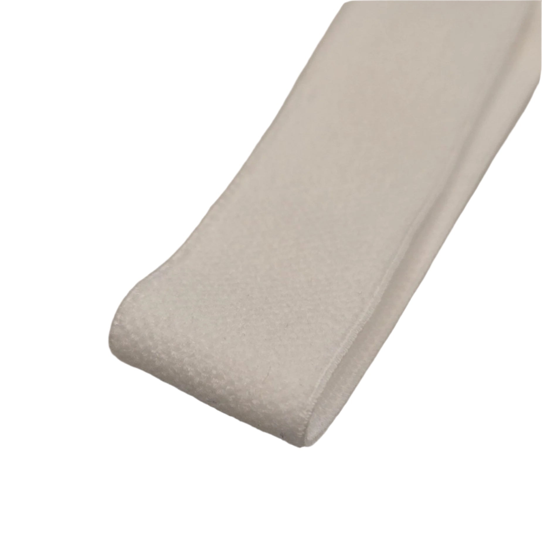 Plush strap elastic 3/4’’ (20mm) White - per meter - Elastic