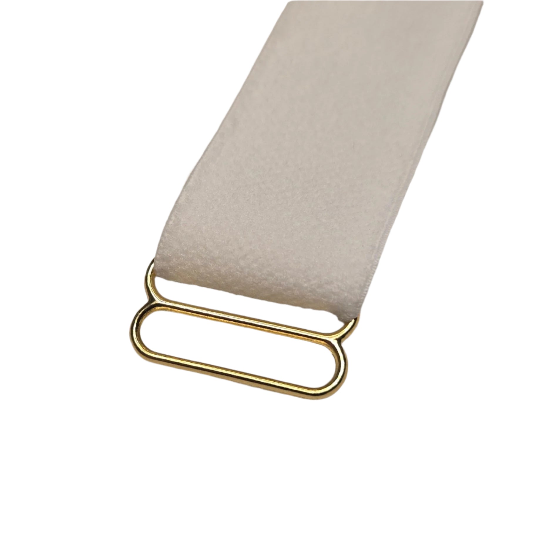 Plush strap elastic 3/4’’ (20mm) White - per meter - Elastic