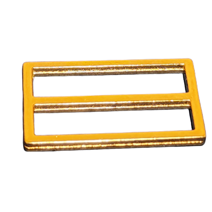 Rectangular Slider / Adjuster - Bra or Swimwear - 22k Gold Plated Zamak - 3 sizes - Allied Trimmings Inc