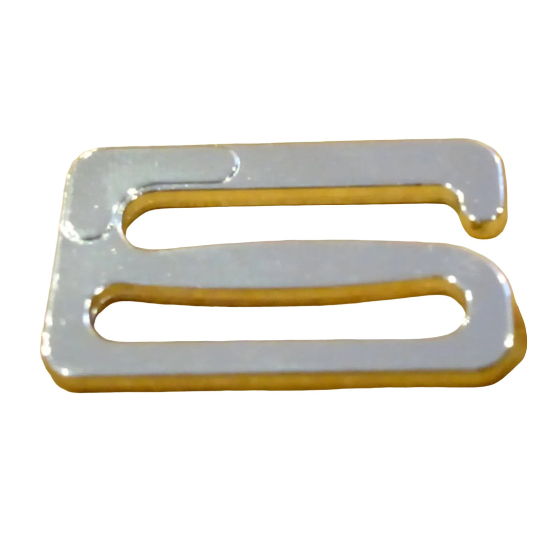Premium Metal Hooks for Sewing Lingerie & Fashion Design - White Bronze (Shiny Silver) plated - 5 Sizes Available