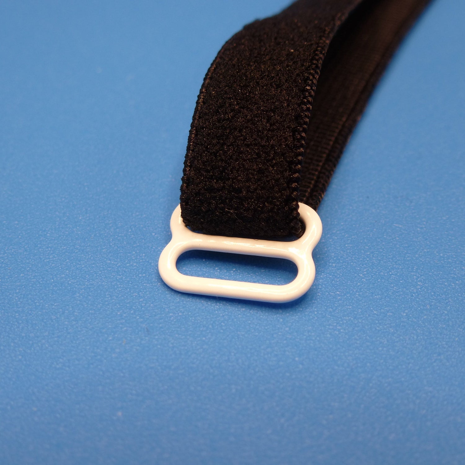 Sliders / Adjusters  for Bra or Swimwear- Nylon Coated Steel - White Dyeable - 11 sizes - 100pcs - Allied Trimmings Inc
