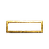 Rectangular Rings - Bra or Swimwear - 22k Gold Plated  Zamak - 3 sizes - Allied Trimmings Inc