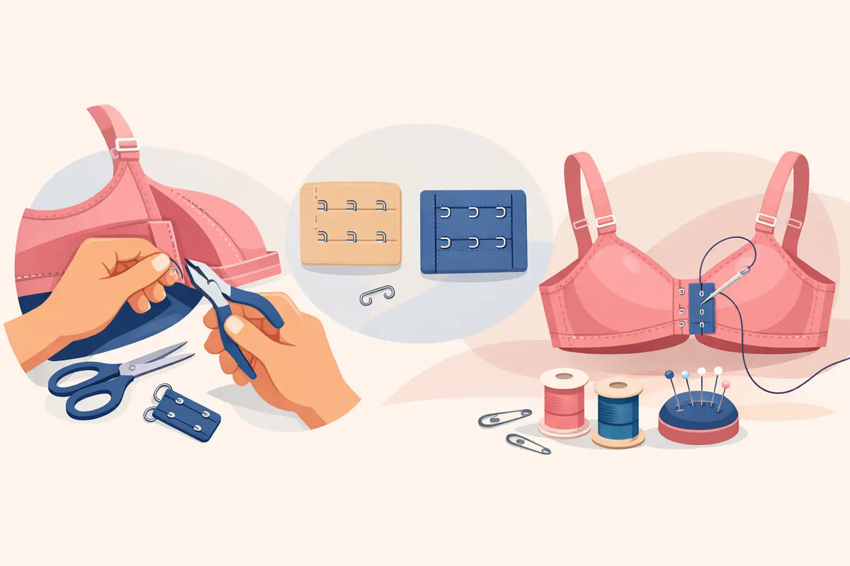 How to Replace Bra Hook and Eye Closure