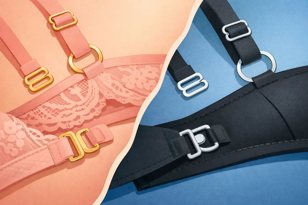 Coated Hardware vs Bare Metal for Lingerie