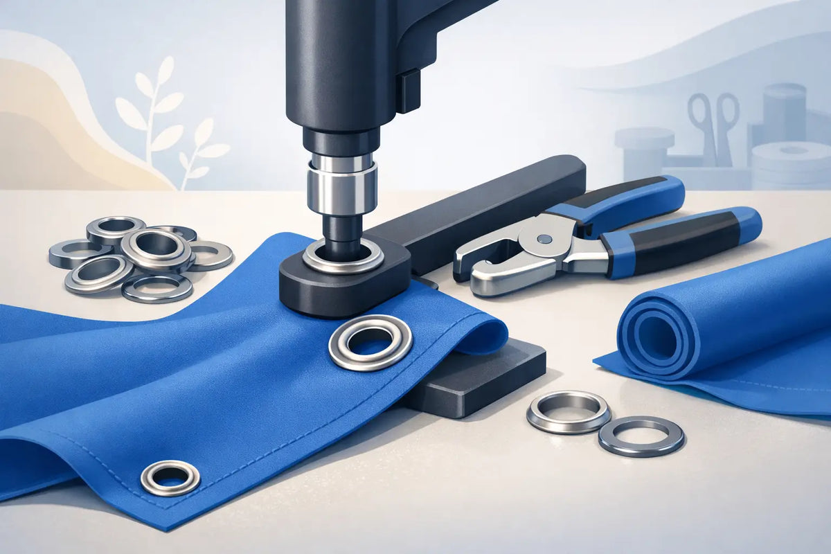 How to Install Grommets in Stretch Fabric