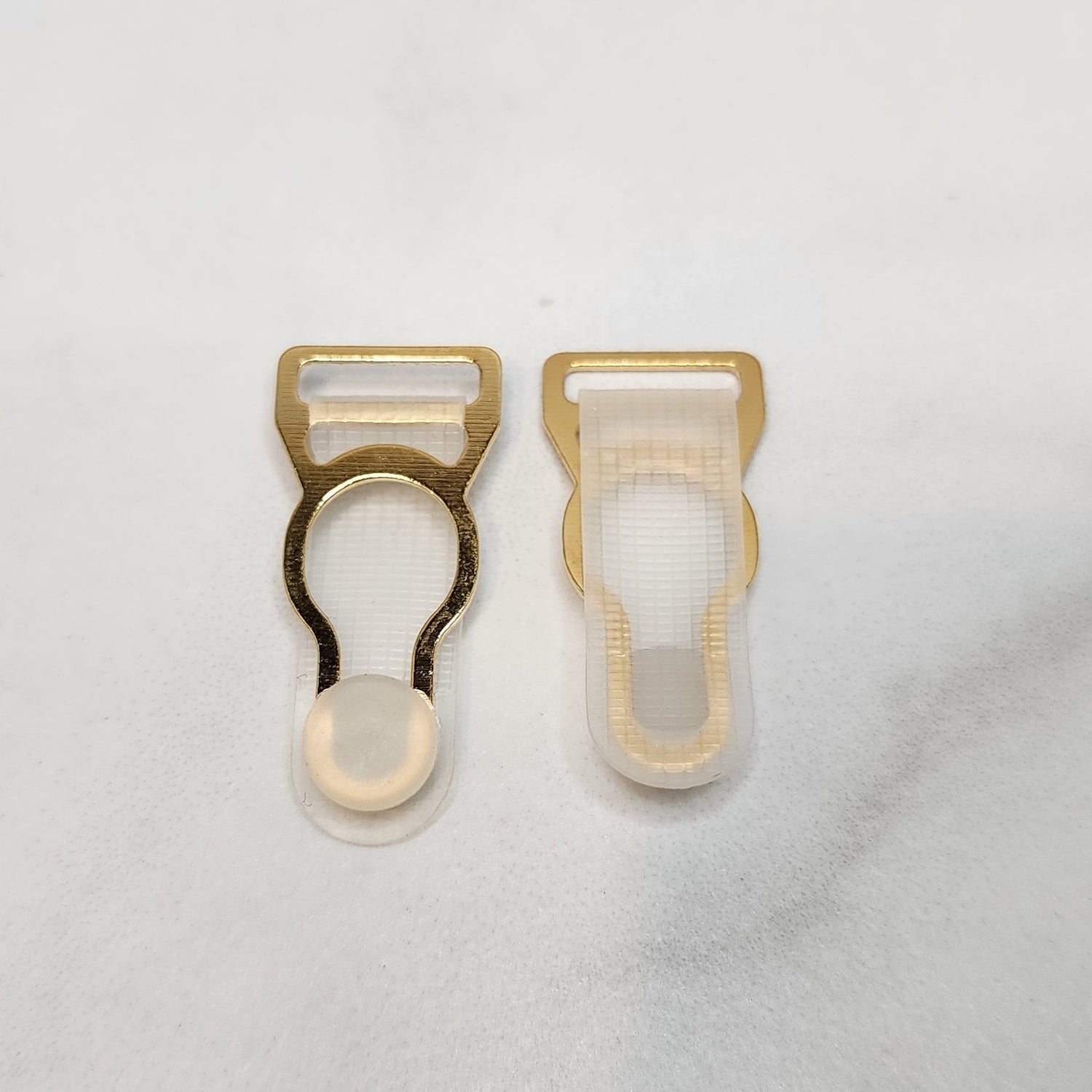 12mm Garter Clip 24k Gold Plated (49612) Nickel Free - Allied Trimmings Inc
