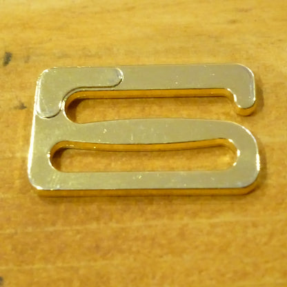 Premium Metal Hooks for Sewing Lingerie &amp; Fashion Design - 24k Gold plated - 7 Sizes Available - 25mm - 1’’ / 100 - Bra