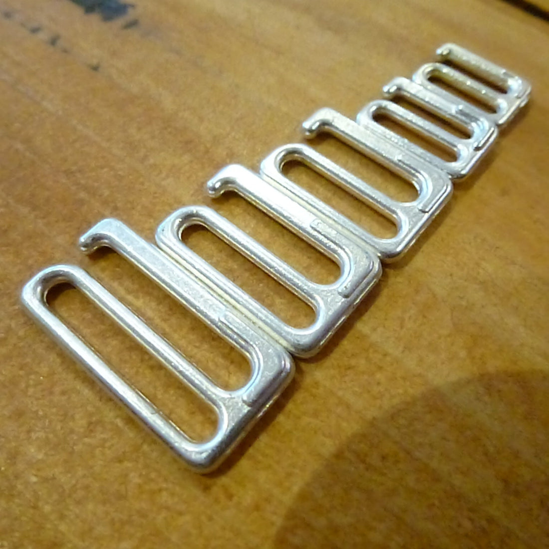 Premium Metal Hooks for Sewing Lingerie &amp; Fashion Design -.925 Silver Plating - 5 Sizes Available (Copy) - Bra Hooks
