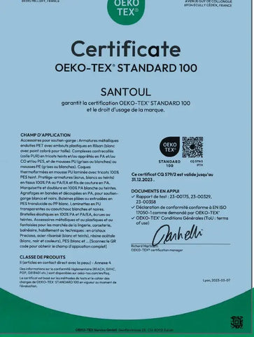 oeko tex 100 certificate