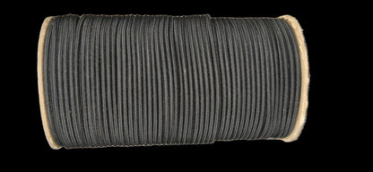 Bungee Cord (Shock Cord) Black - per roll - 3 Sizes - Elastic