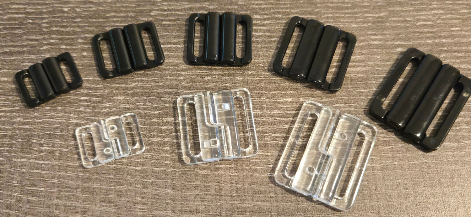 Front Release Bra / Swimwear Clasp -2 Colours and 3 sizes - Buckles