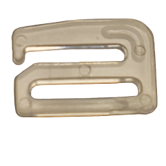 Clear Plastic Bra Hooks - 3 Sizes - 100pcs - Allied Trimmings Inc