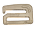 Clear Plastic Bra Hooks - 3 Sizes - 100pcs - Allied Trimmings Inc