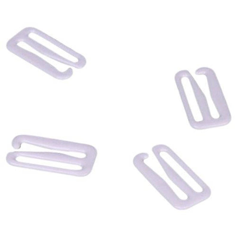 Hooks - White Nylon Coated Steel - 10 sizes - Allied Trimmings Inc