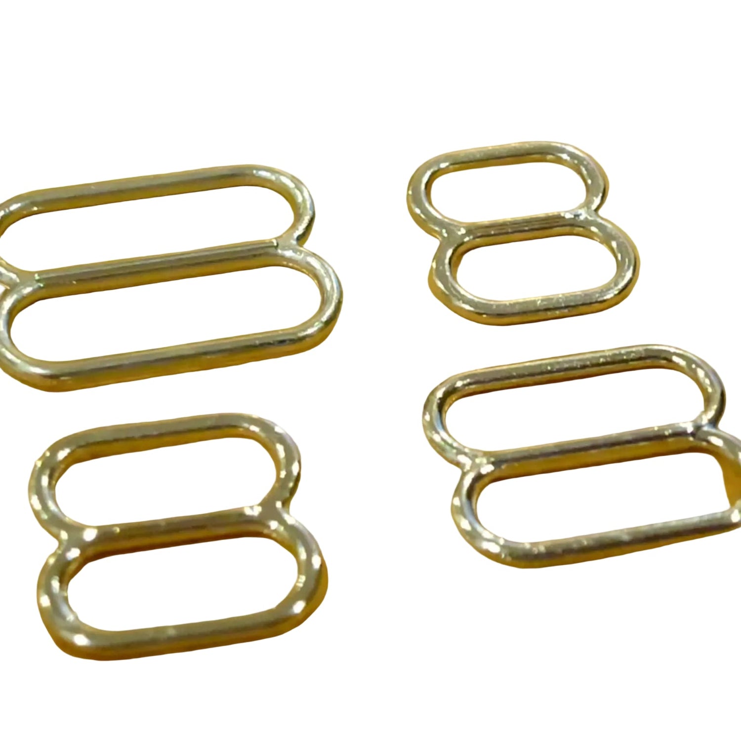 XXL Sliders – 5mm Tall Opening for Double or Extra Thick Straps - Nickel Plated Zamak Double High - 4 sizes (Copy)