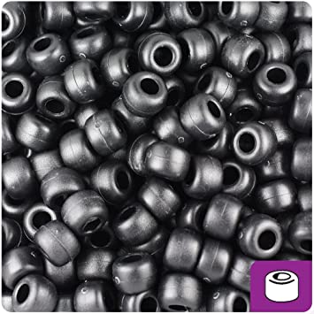 Pony Bead Cord Stopper - Black and Off White - 100 pcs - Allied Trimmings Inc