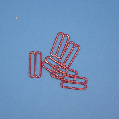 Purple Nylon Coated Steel Sliders – 18mm (11/16’’) Lead &amp; Nickel Free – Pantone 19-2410 Amaranth - Oeko Tex 100