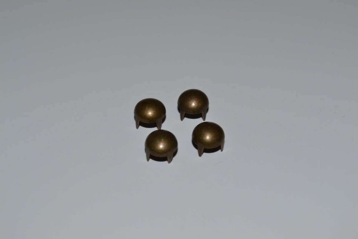 Smooth Dome Metal Stud 4 Prong - 3 colours - 100pcs - Allied Trimmings Inc