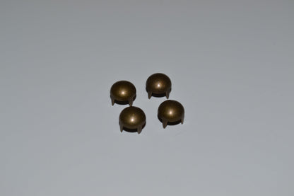 Smooth Dome Metal Stud 4 Prong - 3 colours - 100pcs - Allied Trimmings Inc