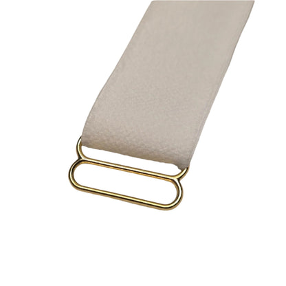 Plush strap elastic 3/4’’ (20mm) White - per meter - Elastic
