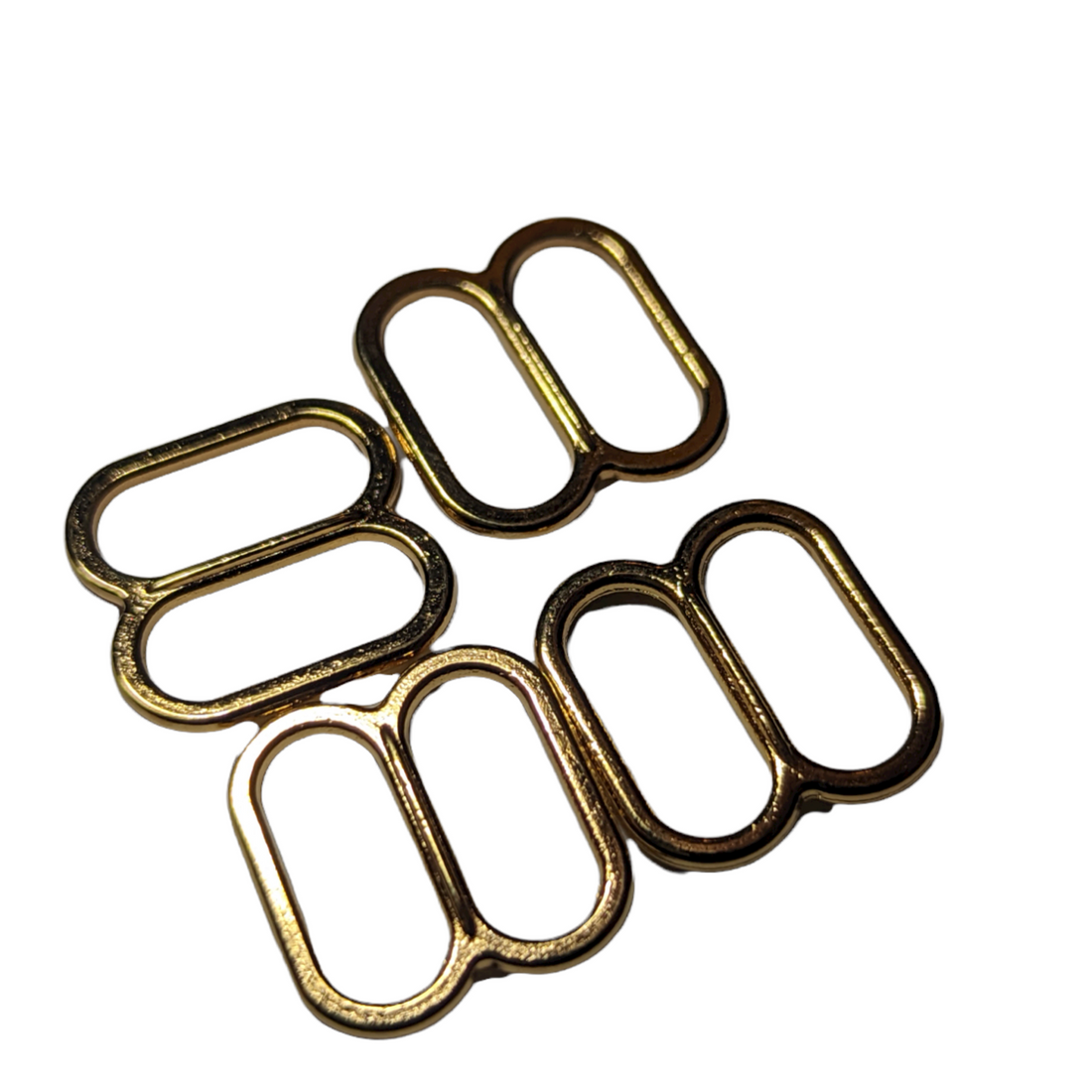 Slider / Adjuster XXL - Gold Plated Zamak - Double High - 4 sizes - Allied Trimmings Inc