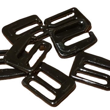 Hooks Plastic Black- 4 Sizes - 100pcs - Allied Trimmings Inc