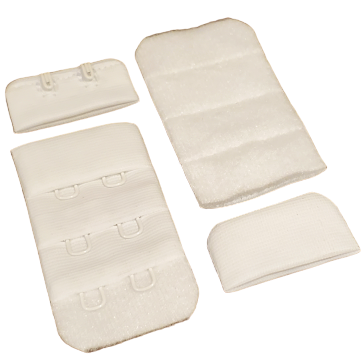 White Dyeable Nylon Coated Steel Sliders / Adjusters