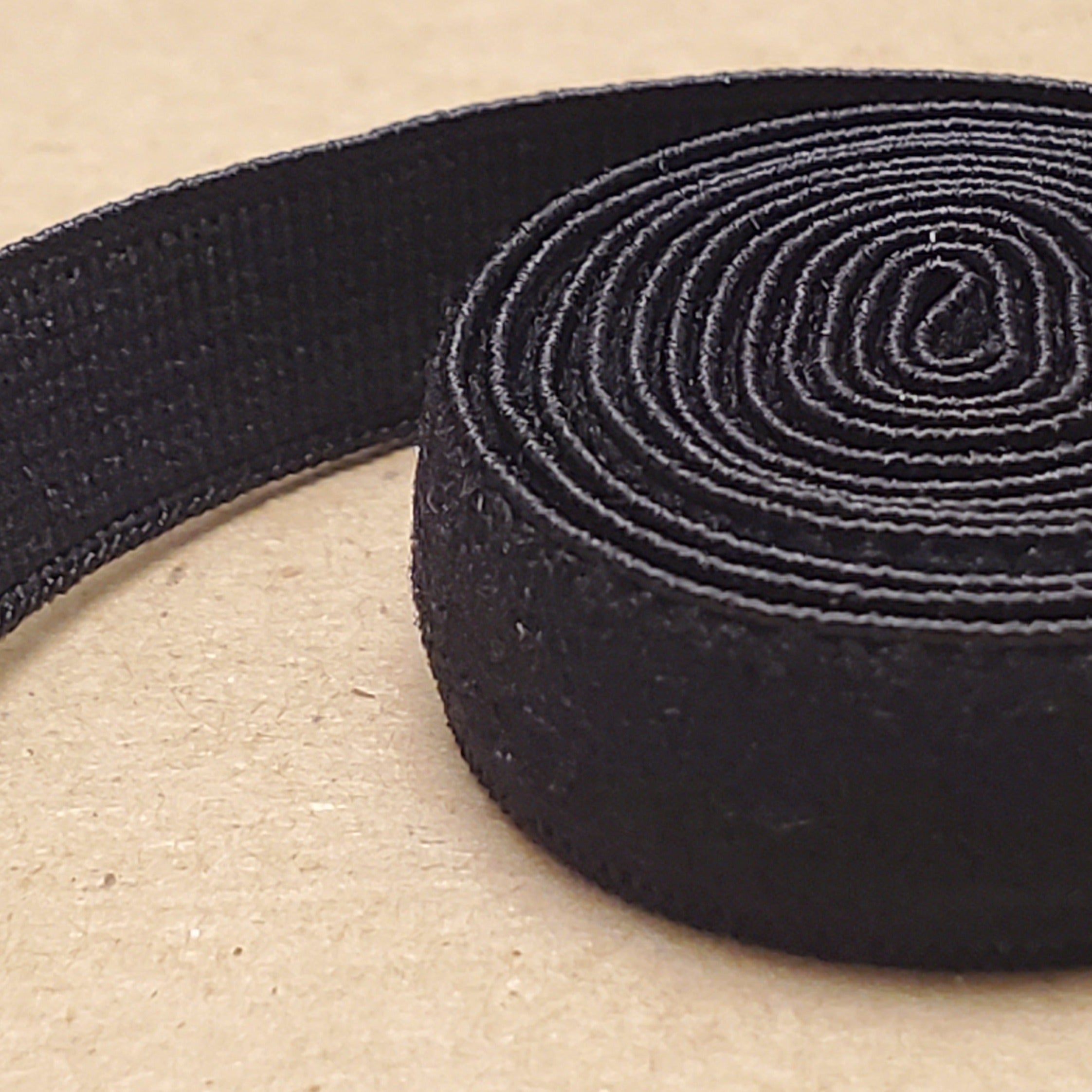 Black strap elastic for Bras 3/8&quot; (10mm) - per meter - Allied Trimmings Inc