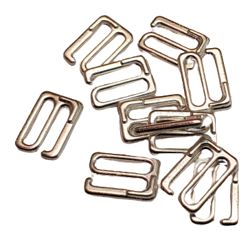 Hooks - Mat Silver Metal - (16xx) - 5 Sizes - Allied Trimmings Inc