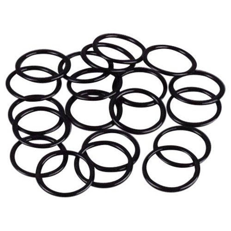 Rings Bra or Swimwear - Black Nylon Coated Steel - 12 sizes - Allied Trimmings Inc