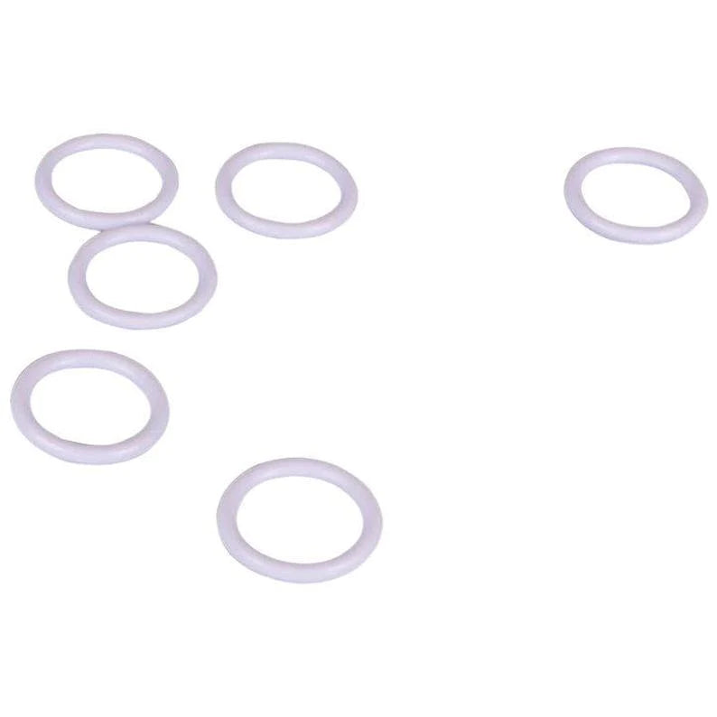 Dyeable White Plastic Bra Rings - 9 Sizes - Allied Trimmings Inc