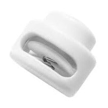 Mini Button Cord Lock / Stopper (PO 72) - White - 10pcs - Allied Trimmings Inc